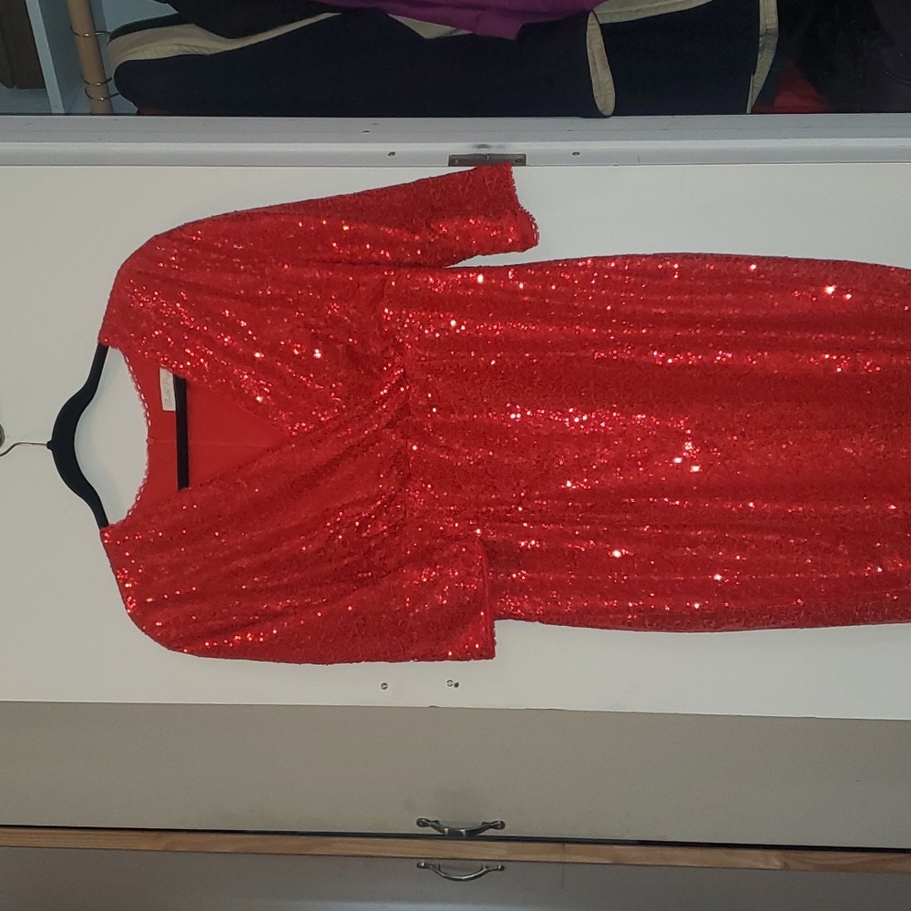 Belle Poque red sequin dress